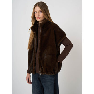 REPEAT Reversible Faux-Mink Vest