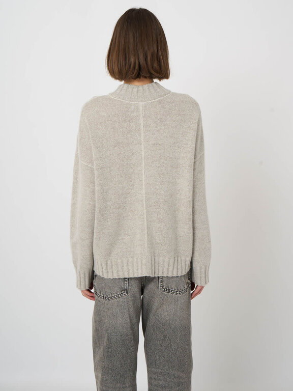 REPEAT REPEAT Cashmere Blend V-Neck Collar Sweater