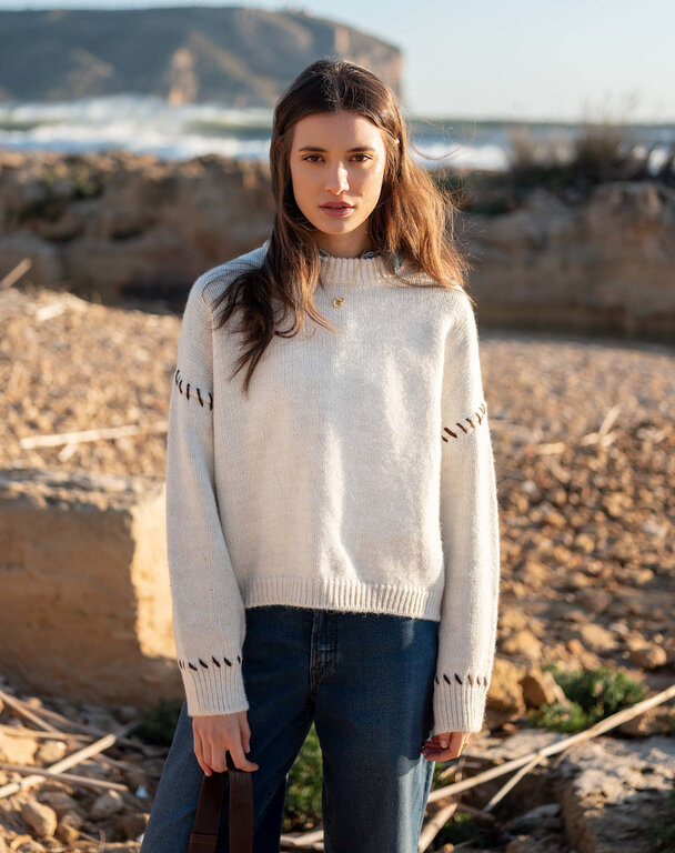 MERSEA MERSEA Dover Whipstitch Sweater