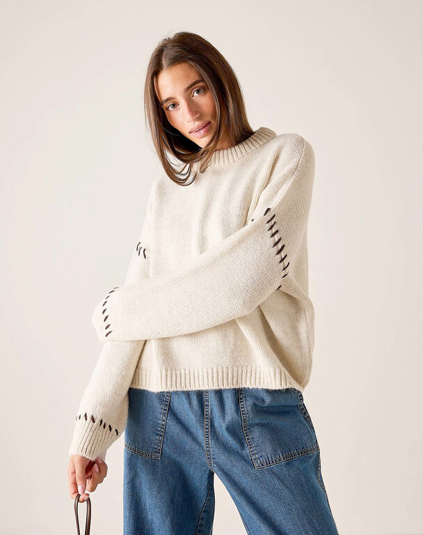 MERSEA MERSEA Dover Whipstitch Sweater
