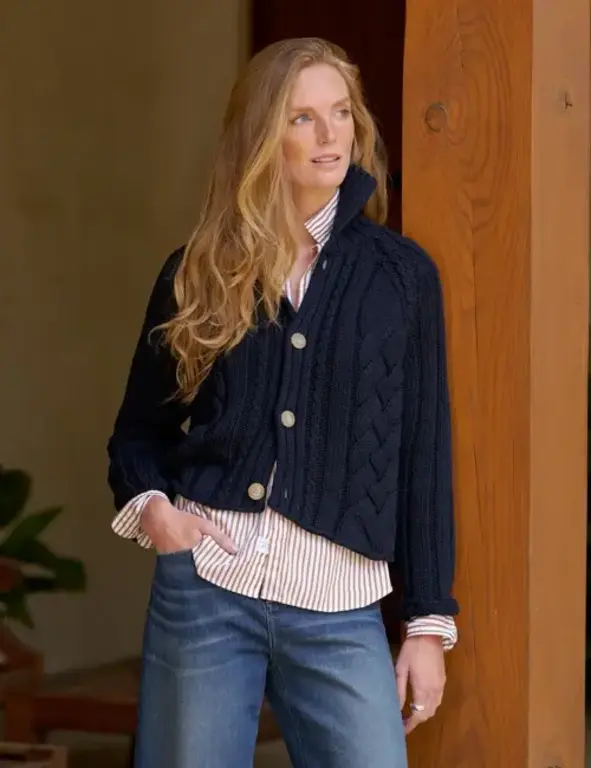 FRANK & EILEEN FRANK & EILEEN Mini Cotswolds Cable Cardigan
