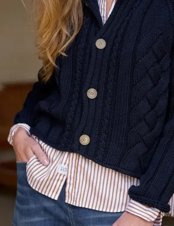 FRANK & EILEEN FRANK & EILEEN Mini Cotswolds Cable Cardigan