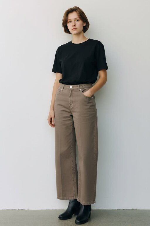 NINE IN THE MORNING NINE IN THE MORNING Enna Palazzo Brown Jeans