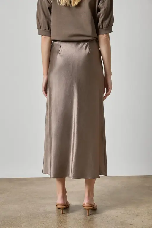 LILLA P LILLA P Slub Woven Bias Skirt