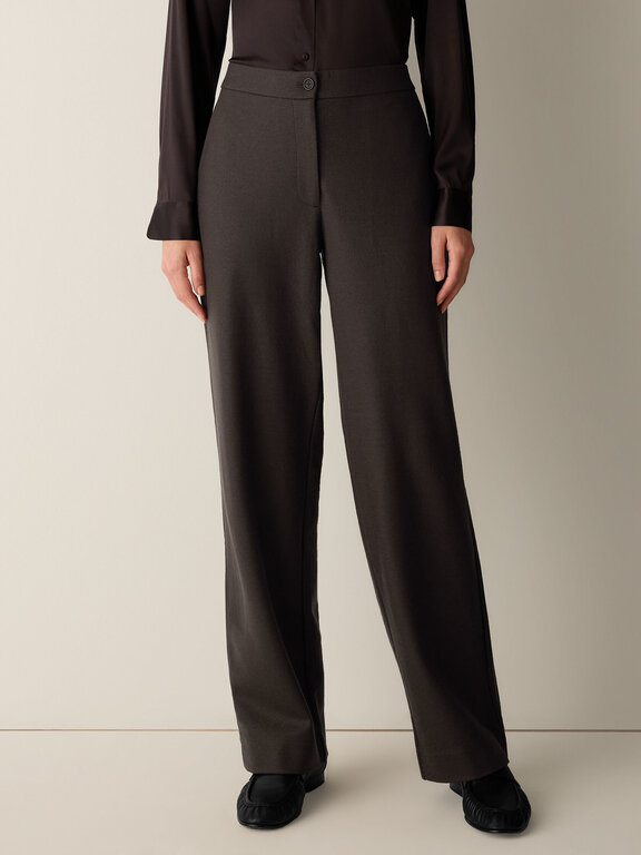 EILEEN FISHER EILEEN FISHER Felted Wool Straight Trouser