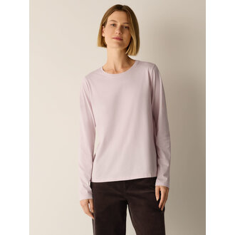 EILEEN FISHER Cotton Jersey Round Neck Long-Sleeve Tee
