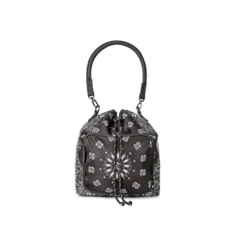 HAUTE SHORE Harley Chocolate Bandana Bucket Bag