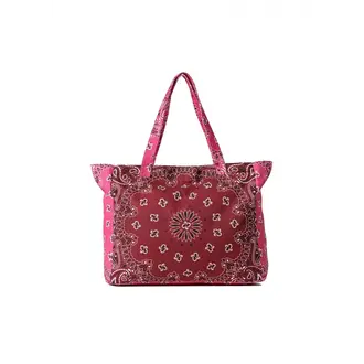 HAUTE SHORE Bailey Burgundy & Pink Tote Bag