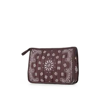 HAUTE SHORE Beau Brown Bandana Pouch