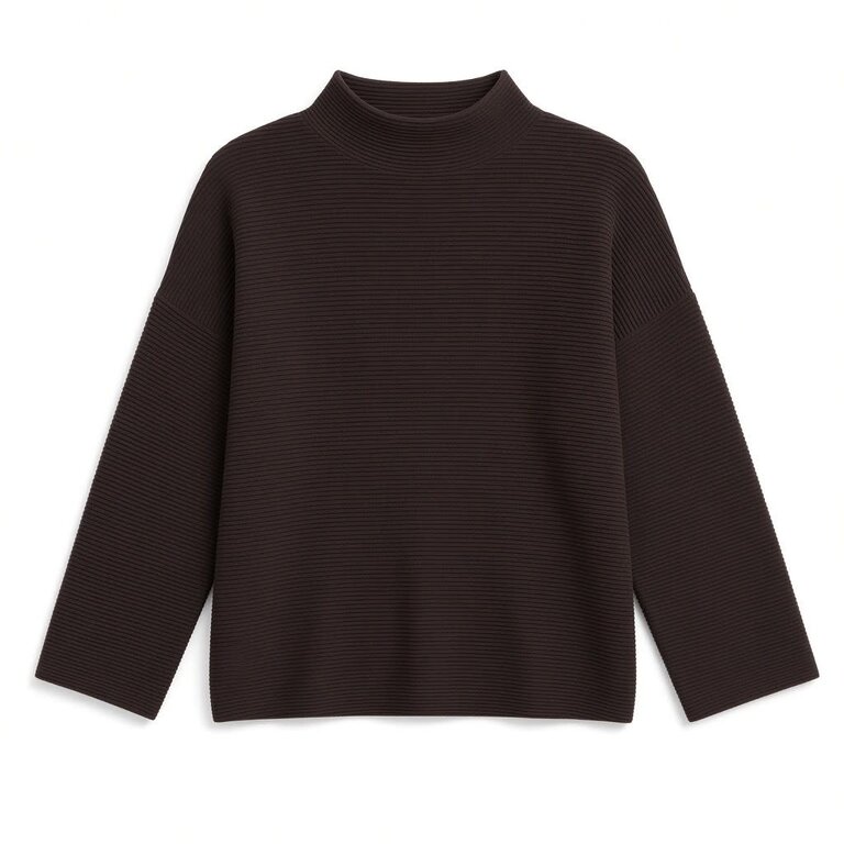 EILEEN FISHER EILEEN FISHER Funnel Neck Bracelet Sleeve Sweater