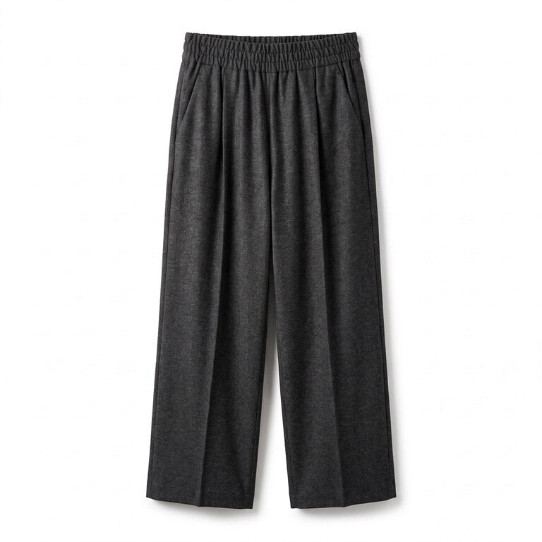 CIRCOLO 1901 CIRCOLO Wide Leg Elastic Waist Pant