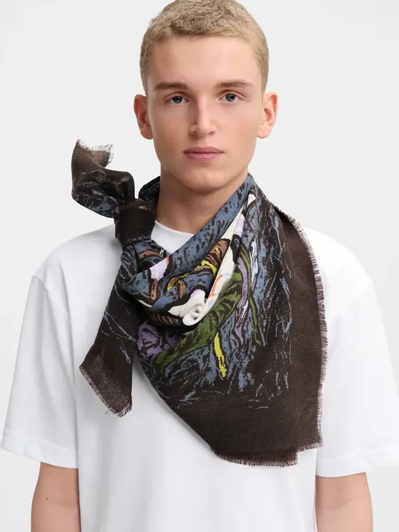 EPICE EPICE Square Scarf- Expresso
