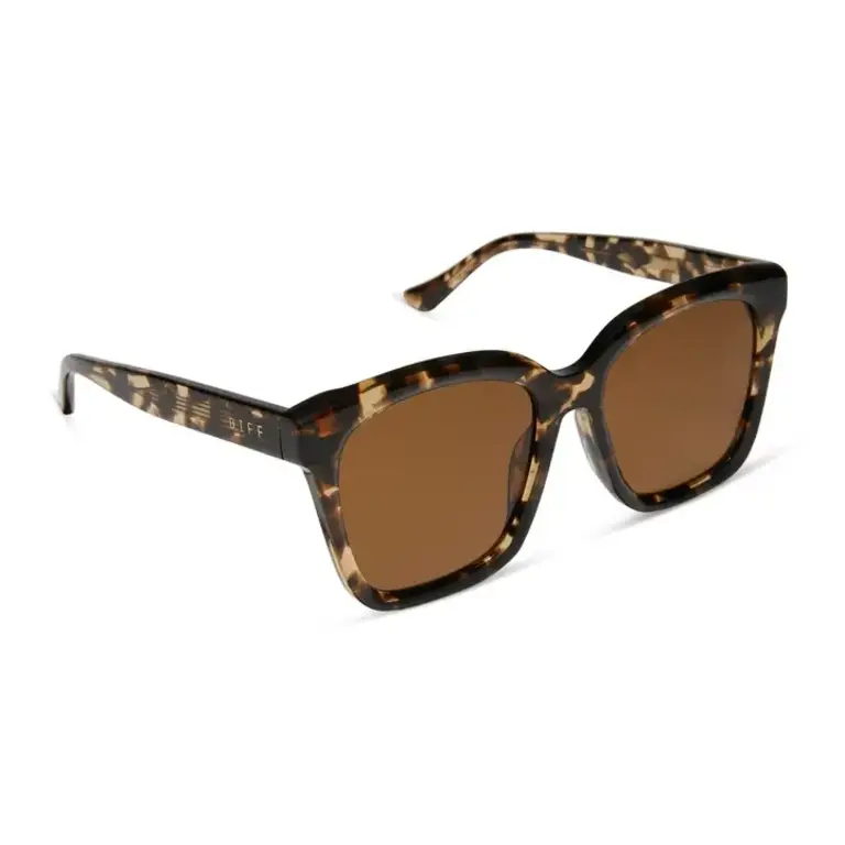 DIFF DIFF Meredith Sunglasses- Espresso Torte