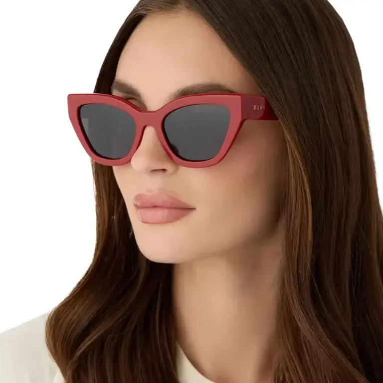 DIFF DIFF Emily Sunglasses- Red
