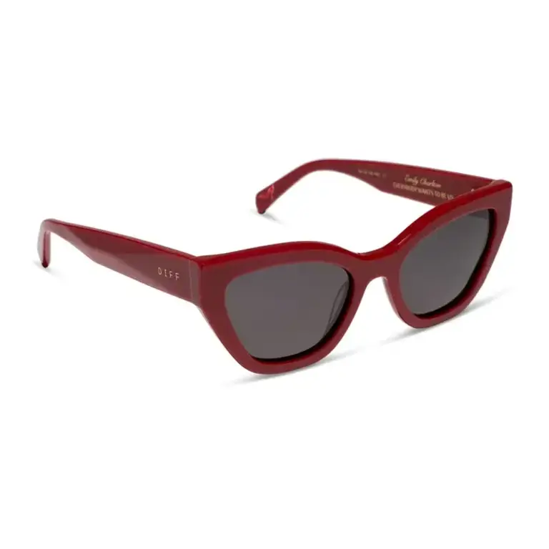 DIFF DIFF Emily Sunglasses- Red