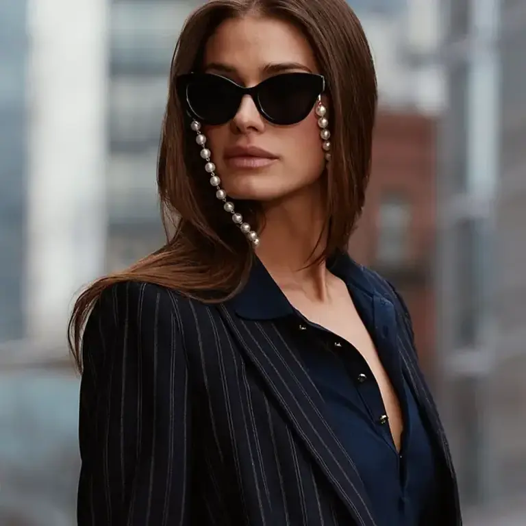 DIFF DIFF Andy Sunglasses with Pearls