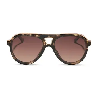 DIFF Tosca III Sunglasses- Espresso Tort & Brown