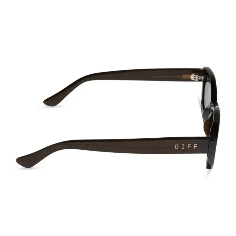 DIFF DIFF Raya Sunglasses- Chocolate Crystal Grey