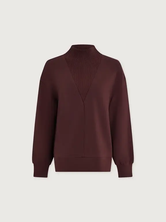 VARLEY VARLEY Novi Longline Mock Neck Sweat