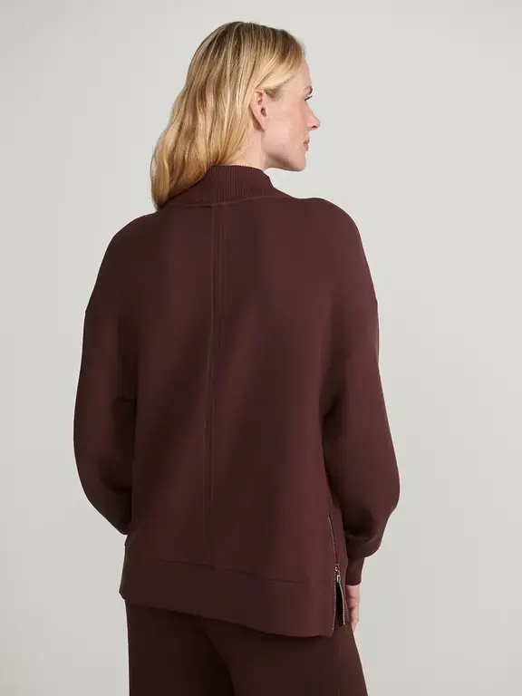 VARLEY VARLEY Novi Longline Mock Neck Sweat