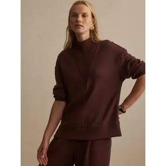 VARLEY Novi Longline Mock Neck Sweat