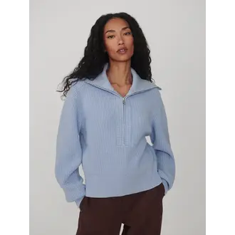 VARLEY Maura Half Zip Knit Sweater