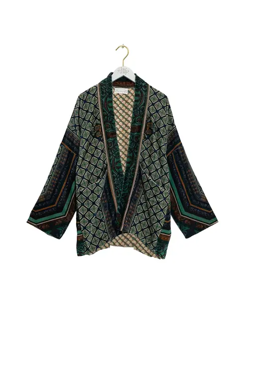 ONE HUNDRED STARS ONE HUNDRED STARS Amulet Emerald Velvet Jacket