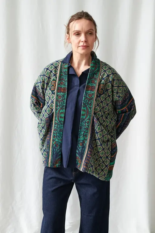 ONE HUNDRED STARS ONE HUNDRED STARS Amulet Emerald Velvet Jacket