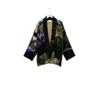 ONE HUNDRED STARS Nasturtium Black Velvet Jacket