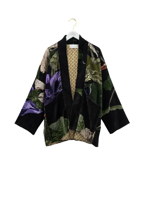 ONE HUNDRED STARS ONE HUNDRED STARS Nasturtium Black Velvet Jacket