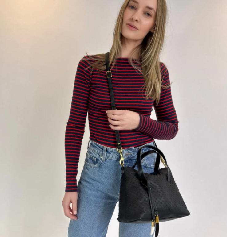 KEMPTON KEMPTON Guapo Mini Tote- Black Semi Perf