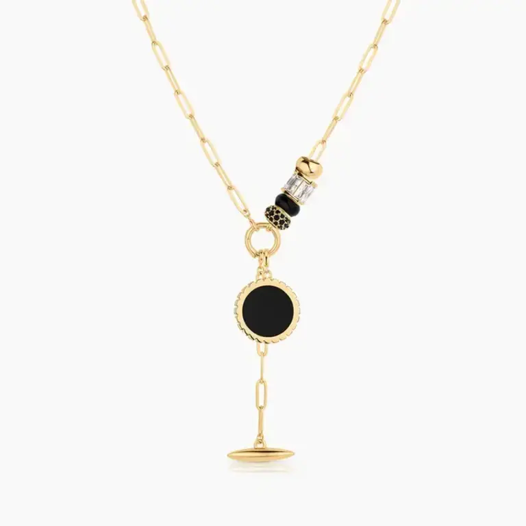 THATCH THATCH Cala Onyx Lariat Necklace
