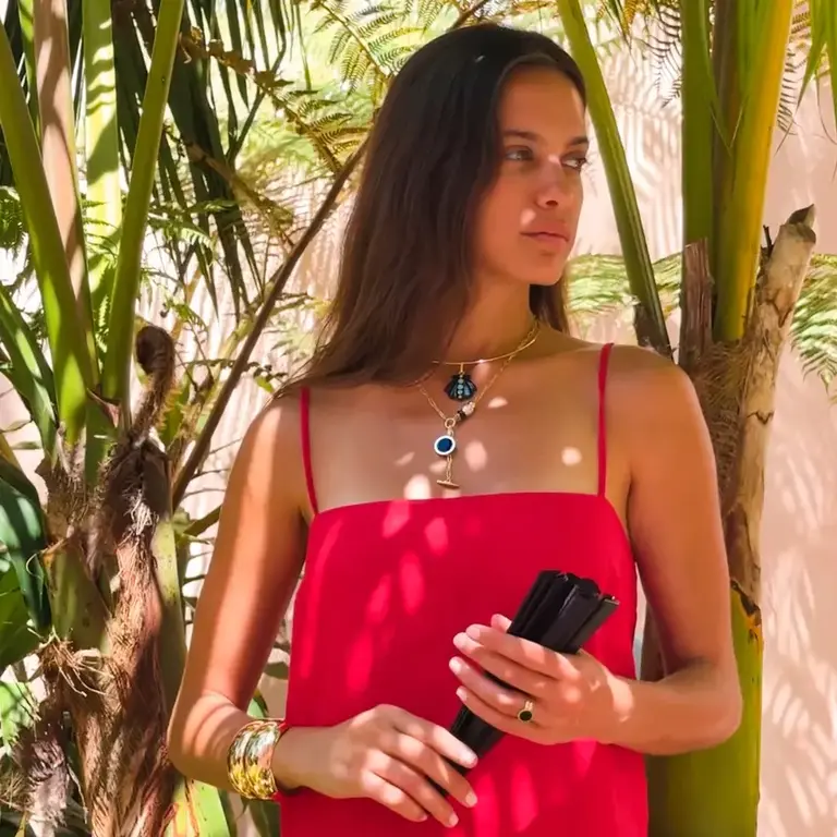 THATCH THATCH Cala Onyx Lariat Necklace