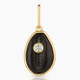 THATCH Cowrie Onyx Shell Charm