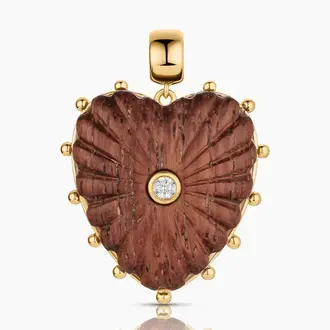 THATCH Malene Coconut Heart Bail Charm
