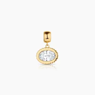 THATCH Nova Oval Cubic Bail Charm