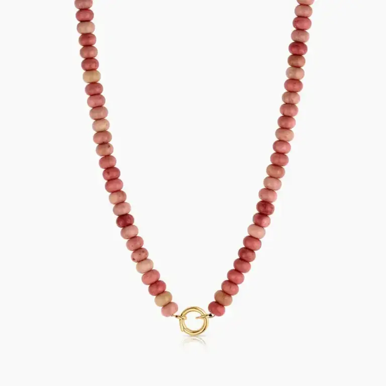 THATCH THATCH Paloma Rosewood Jasper Charm Necklace