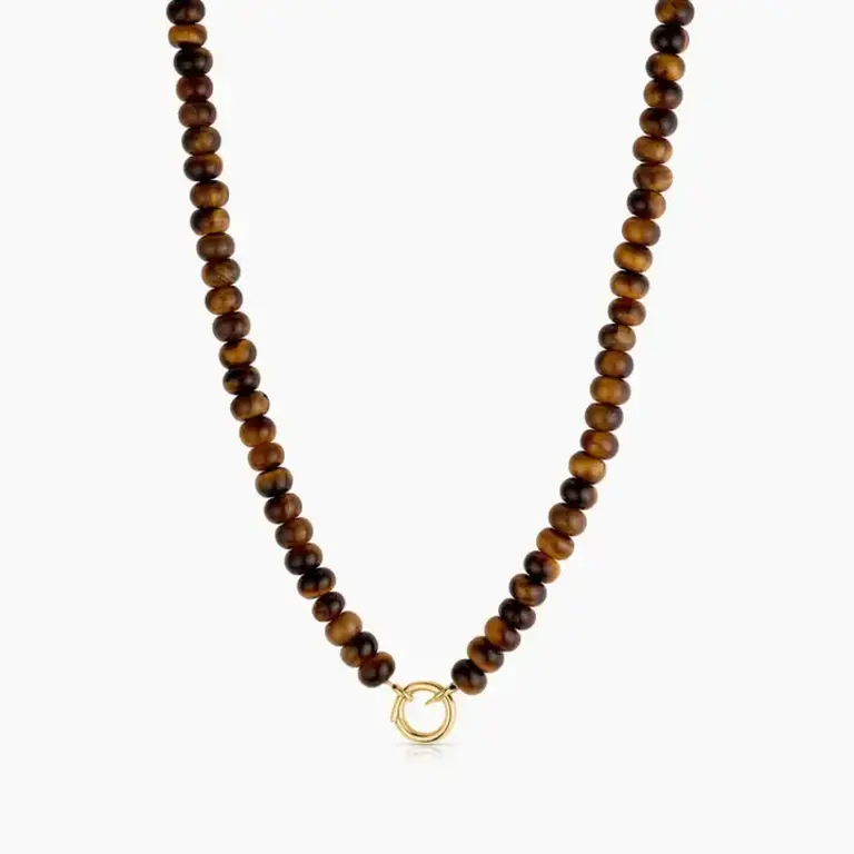 THATCH THATCH Paloma Tiger's Eye Charm Necklace