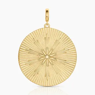Sundial Grande Coin Bail Necklace