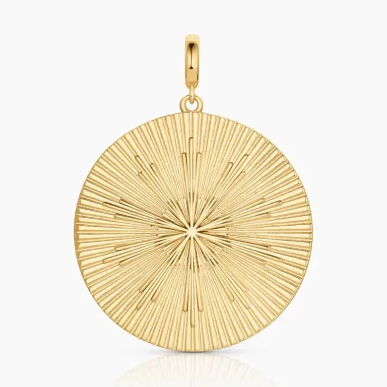 THATCH Sundial Grande Coin Bail Necklace