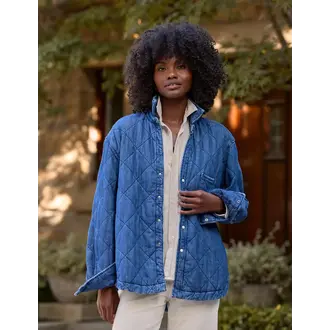 FRANK & EILEEN Quilted Shirt Jacket