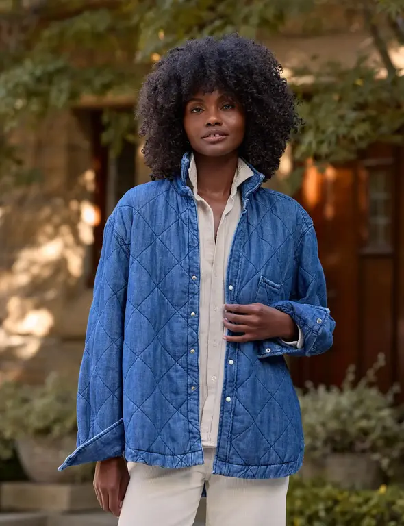 FRANK & EILEEN FRANK & EILEEN Quilted Shirt Jacket