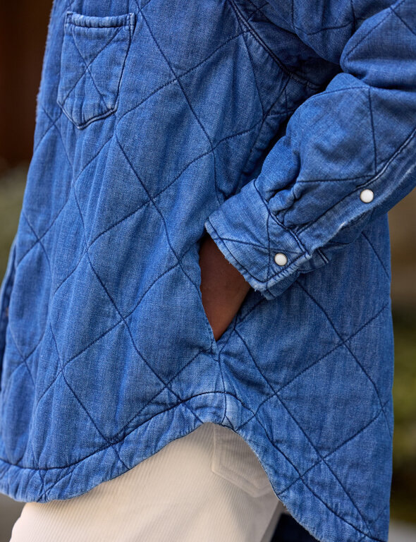 FRANK & EILEEN FRANK & EILEEN Quilted Shirt Jacket