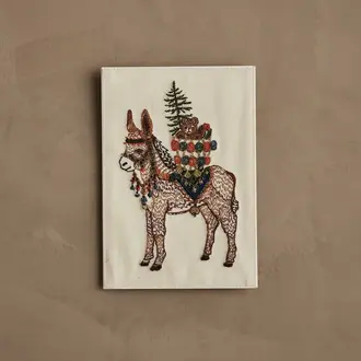 CORAL & TUSK Christmas Donkey Card