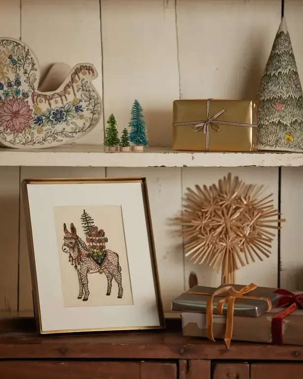 CORAL & TUSK CORAL & TUSK Christmas Donkey Card