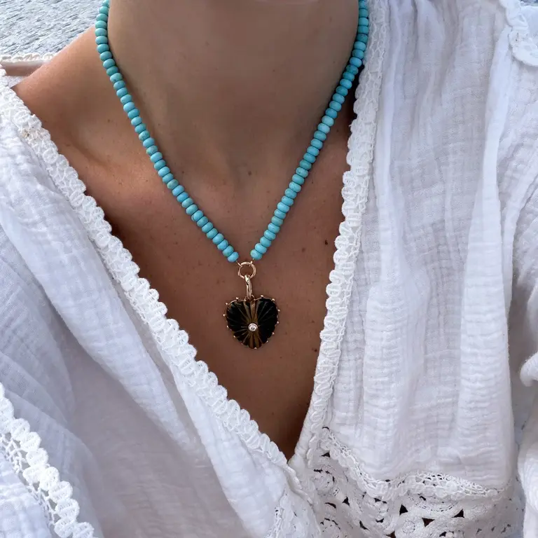 THATCH THATCH Paloma Turquoise Charm Necklace