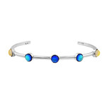 Leightworks Bracelet - Bangle - Frosted Blue/Green/Fire