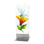 Flatyz Flat Candle - Dragonfly with Hibiscus