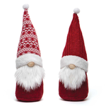 Gnome – Red/White with Sweater Hat – Red or Patterned – 10.5”