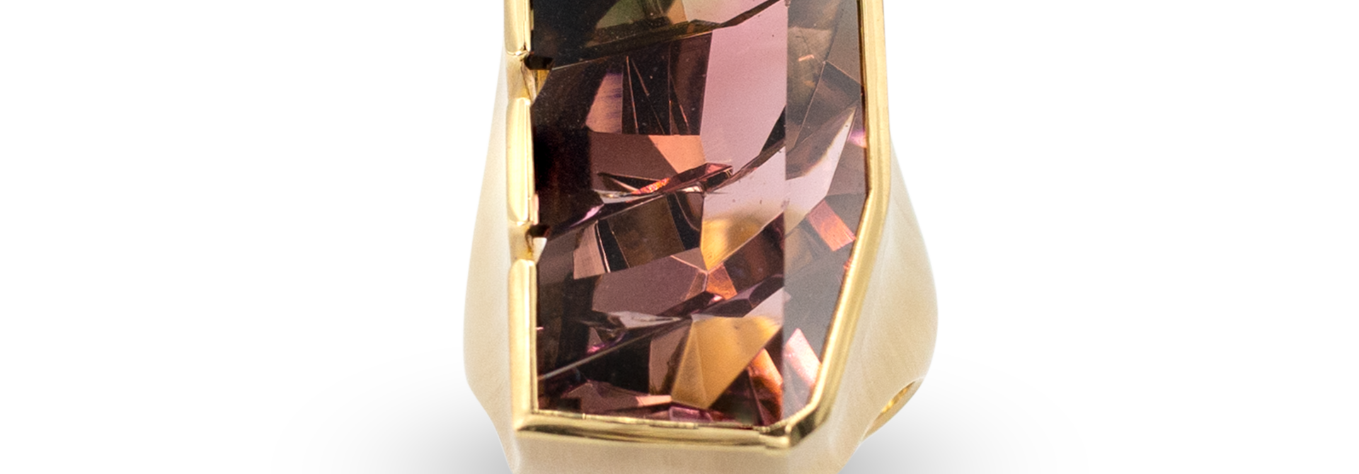 Bi-Color Tourmaline Ring